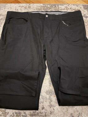 Denver Hayes Black Straight-Leg Pants